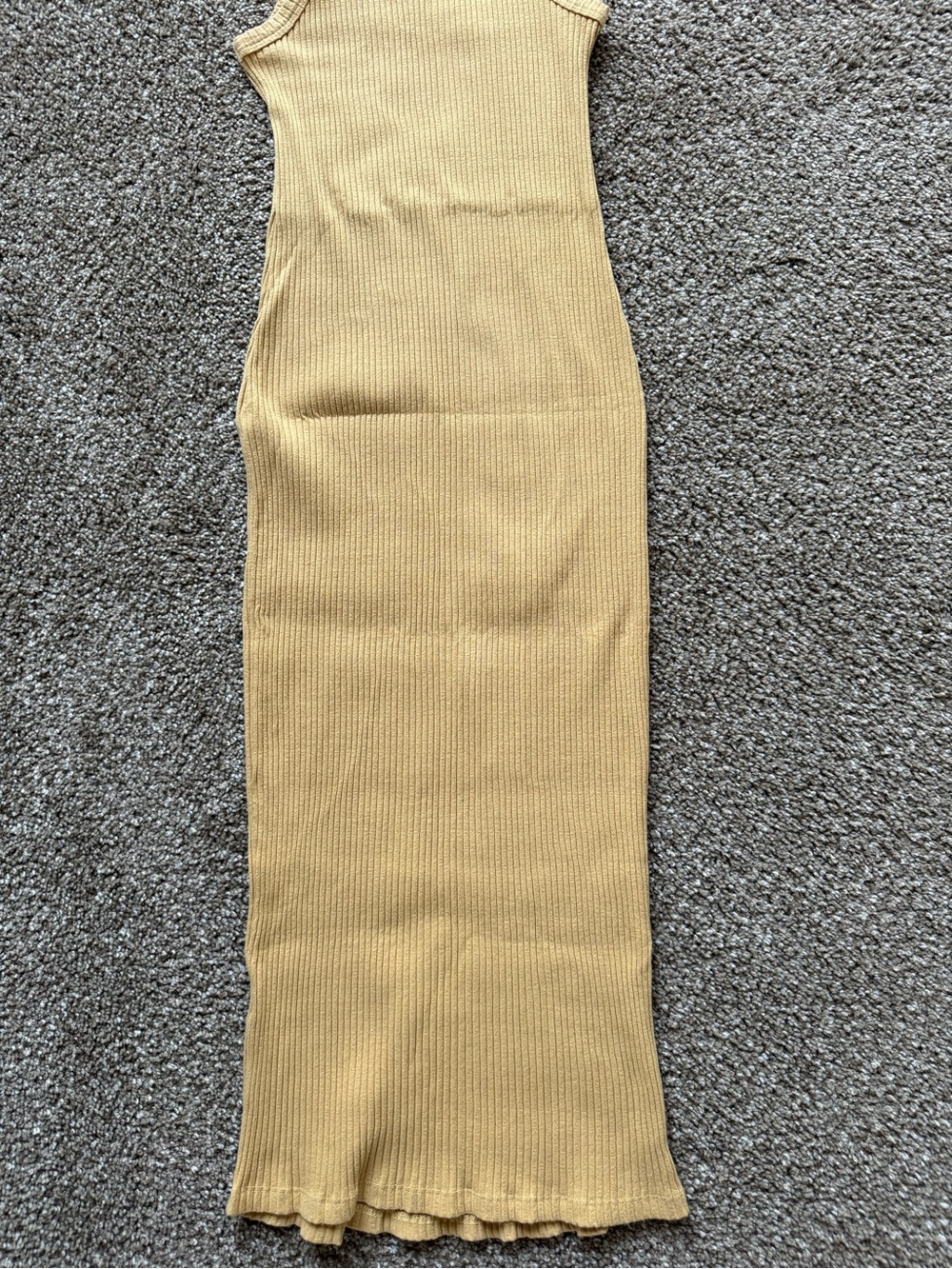 BILLABONG Ribbed Tank Dress — Yellow - Picture 6 of 7